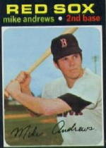1971 Topps Baseball Cards      191     Mike Andrews